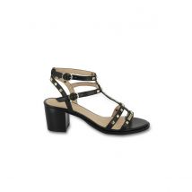 Les Tropeziennes Par M Belarbi Sandali In Pelle Con Tacco Linalie Nero Donna Taglie 40