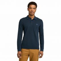 Timberland Polo Maglia Piqué Millers River Blu Uomo Taglie S