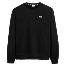 Fila Felpa Girocollo Piccolo Logo Brustem Nero Uomo Taglie M