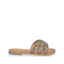 Les Tropeziennes Par M Belarbi Ciabattine Piatte Con Perline Omega Multicolore Donna Taglie 36