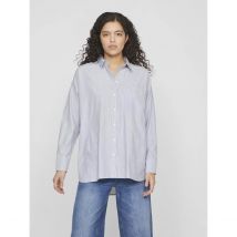 Vila Camicia A Righe Sottili Blu Donna Taglie 40 (FR) - 44 (IT)