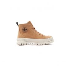 Palladium Stivali Pelle Imbottiti Pallashock Zip Warm Marrone Donna Taglie 40
