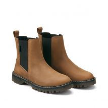 Kickers Stivali Chelsea In Pelle Deckfit Marrone Donna Taglie 39