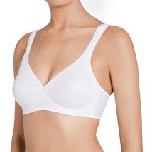 Triumph Reggiseno Senza Ferretti Elegant Cotton Bianco Donna Taglie 4 B