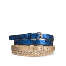 La Redoute Collections Confezione Da 2 Cinture Bambina Blu Bambina Taglie 65 cm