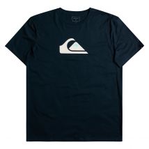 Quiksilver T-shirt Girocollo A Maniche Corte Con Logo Blu Uomo Taglie S