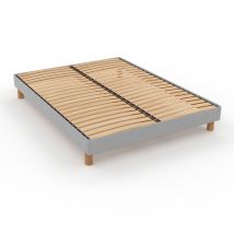 La Redoute Interieurs Base Letto Non Rivestita Con 22 Doghe Flessibili Grigio Taglie 120 x 190 cm