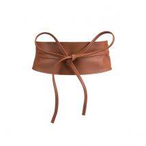 La Redoute Collections Cintura Da Annodare In Similpelle Marrone Donna Taglie 85 cm