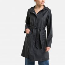Rains Giacca Impermeabile Con Cintura Curve Nero Donna Taglie XS