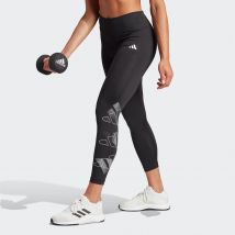 Adidas Performance Leggings Da Training Essentials Brand Love 7/8 Nero Donna Taglie XS