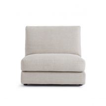 Am.pm Poltrona In Cotone/lino, Skander Beige Taglie 1 posto