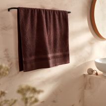 La Redoute Interieurs Asciugamano Spugna Cotone Pettinato 600g/m2, Kheops Viola Taglie 50 x 100 cm