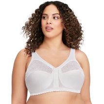 Glamorise Reggiseno Di Sostegno, Magic Lift Bianco Donna Taglie 11 G