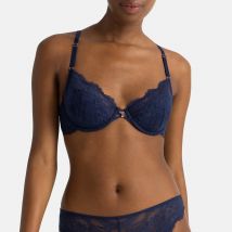 Dorina Reggiseno In Pizzo Lilian Blu Donna Taglie 4 C