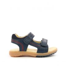 Kickers Sandali In Pelle Platino Blu Bambino Taglie 26