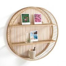 La Redoute Interieurs Scaffale Da Parete Rotondo In Bambù Ø60 Cm, Hadga