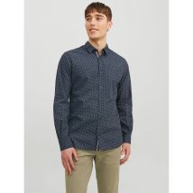 Jack & Jones Camicia Tinta Unita Rémy Blu Uomo Taglie XS