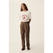 Des Petits Hauts Pantaloni Dritti Con Stampa Leopardata Sagus Altro Donna Taglie 42 (IT) - 38 (FR)