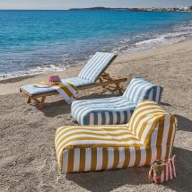 La Redoute Interieurs Pouf Da Giardino In Tela A Righe, Hendaye
