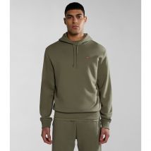 Napapijri Felpa Con Cappuccio Balis Verde Uomo Taglie XL