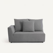 Otto Studio For Am.pm Semi-divano Cotone Lino, Chill Grigio Taglie mezzo divano sinistro