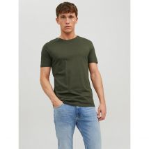 Jack & Jones T-shirt Scollo Rotondo In Cotone Bio Verde Uomo Taglie S