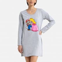 SUPER MARIO T-shirt In Cotone Manica Lunga Mario