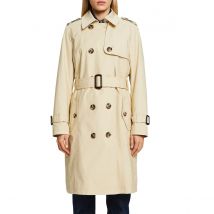 Esprit Trench Lungo Con Cintura Beige Donna Taglie XL