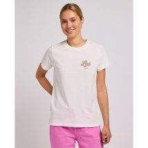 Lee T-shirt Maniche Corte, Con Logo Beige Donna Taglie M