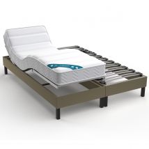 La Redoute Interieurs Rete Di Rilassamento Imbottita Elettrica Marrone Taglie 2 x 70 x 190 cm