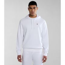 Napapijri Felpa Con Cappuccio Balis Bianco Uomo Taglie S