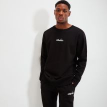 Ellesse Felpa Girocollo Piccolo Logo Nero Uomo Taglie L