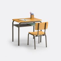 La Redoute Interieurs Banco E Sedia Da Scuola Vintage Buton