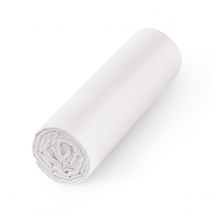 Am.pm Lenzuolo Con Angoli In Percalle Di Cotone Biologico, Felycia Bianco Taglie 90 x 190 cm