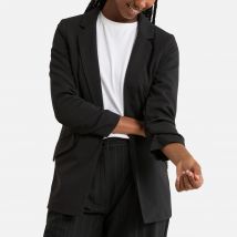Only Tall Blazer Maniche Arricciate Nero Donna Taglie 36 (FR) - 40 (IT)