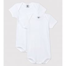 Petit Bateau Confezione Da 2 Body 3 Mesi - 3 Anni Bianco Taglie 36 mesi - 94 cm