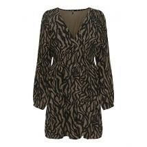 Only Abito Corto Svasato Nero Donna Taglie L