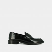 Jonak Mocassini Dash In Pelle Lucida, Dettaglio Silver Nero Donna Taglie 36