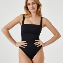 Anne Weyburn Costume Da Bagno, Effetto Ventre Piatto Nero Donna Taglie 36 (FR) - 40 (IT)