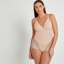 La Redoute Collections Plus Body Contenitivo Beige Donna Taglie 60 (FR) - 64 (IT)