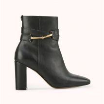 Cosmoparis Stivaletti Pelle Con Tacco Raby Nero Donna Taglie 39