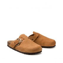 La Redoute Collections Ciabattine Sabots In Pelle Scamosciata Marrone Donna Taglie 38