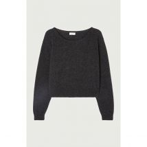 American Vintage Maglione Scollo Barchetta Maniche Lunghe Raxow Grigio Donna Taglie M/L