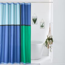 La Redoute Interieurs Tenda Da Doccia Stampata Fuco Blu Taglie 200 x 180 cm