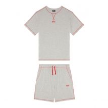 Diesel Pigiama Corto Grigio Uomo Taglie M