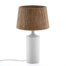 La Redoute Interieurs Lampada Da Tavolo In Ceramica E Canapa, Yoru