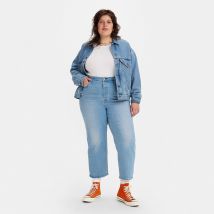 Levi’s Plus Jeans Ribcage Straight Ankle Blu Donna Taglie W48 L32 (US) - 62 (IT)