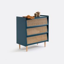 La Redoute Interieurs Cassettiera In Vimini A 3 Cassetti, Kaya