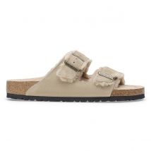 Birkenstock Sabot Pelle Imbottiti Arizona Fell Marrone Donna Taglie 41