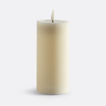 La Redoute Interieurs Candela Led Striata In Cera H18 Cm, Caspar